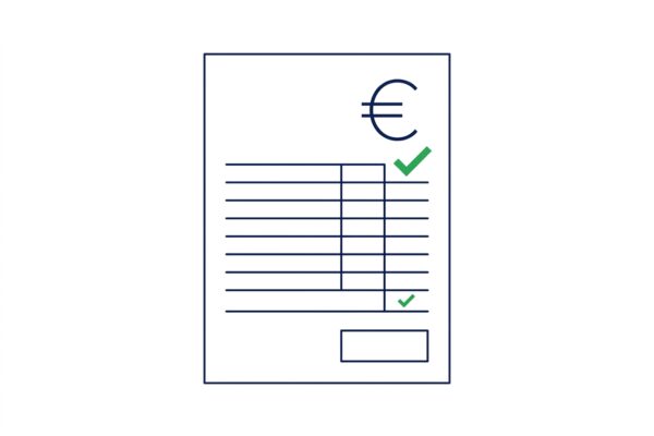 Angebotsdokument mit Preisstruktur für professionelle Angebote