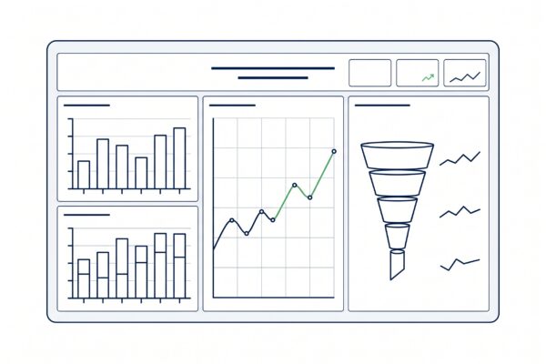 Dashboard mit KPIs und Trends für bessere Entscheidungen