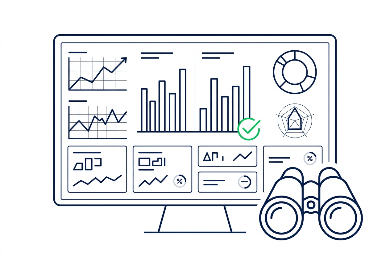 Wettbewerbsdashboard mit Alerts und Segmenten zur Marktanalyse nutzen