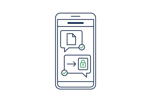 WhatsApp Bot leitet Steuerfragen sicher an Portal weiter