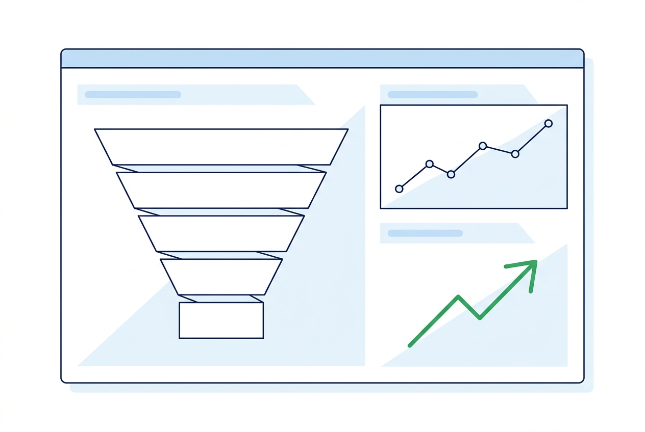 Dashboard mit KPI-Trends für bessere Entscheidungen im Unternehmen