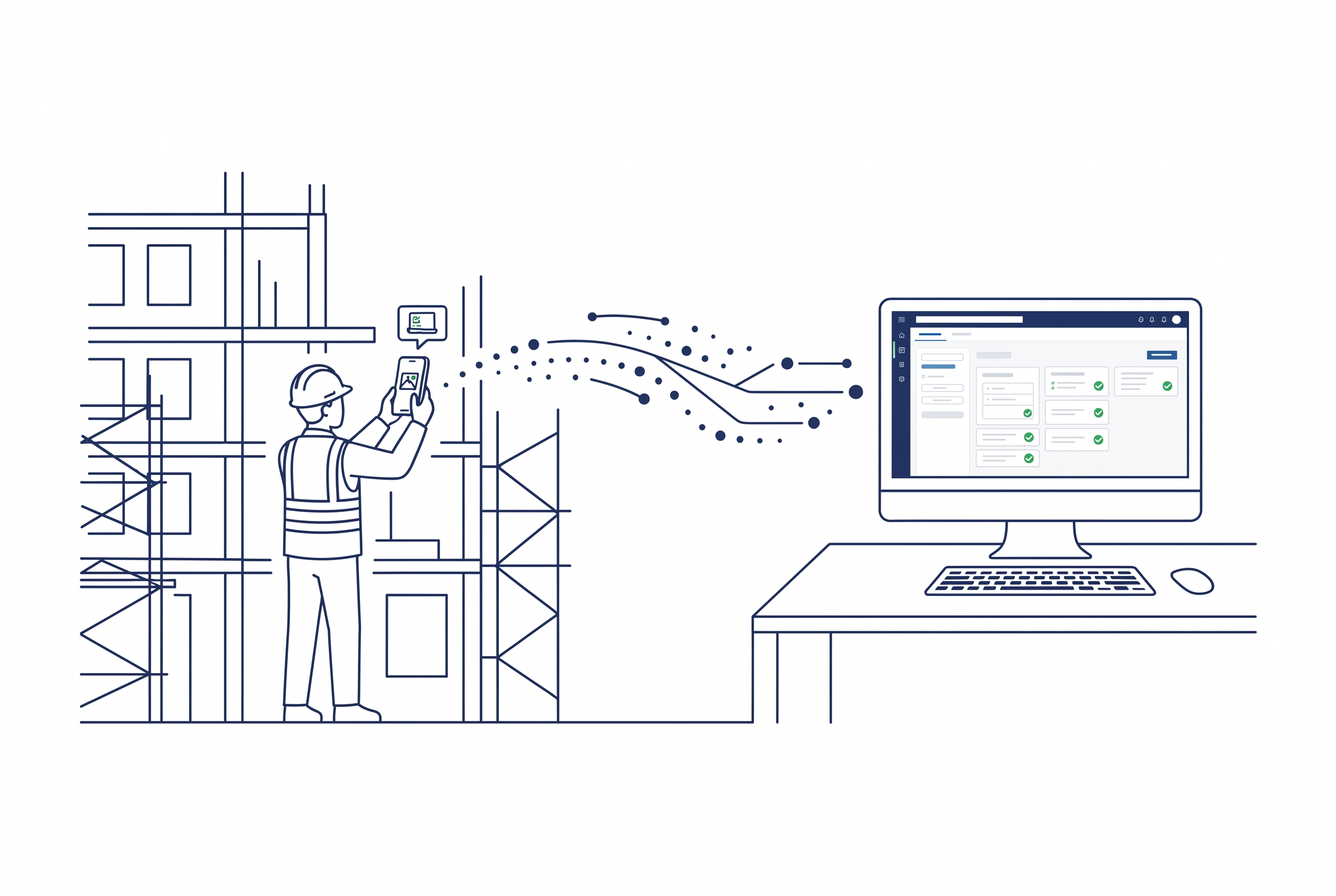 Handwerksbetrieb digitalisiert: Mobile Baustellen-Dokumentation mit zentraler Büro-Verarbeitung