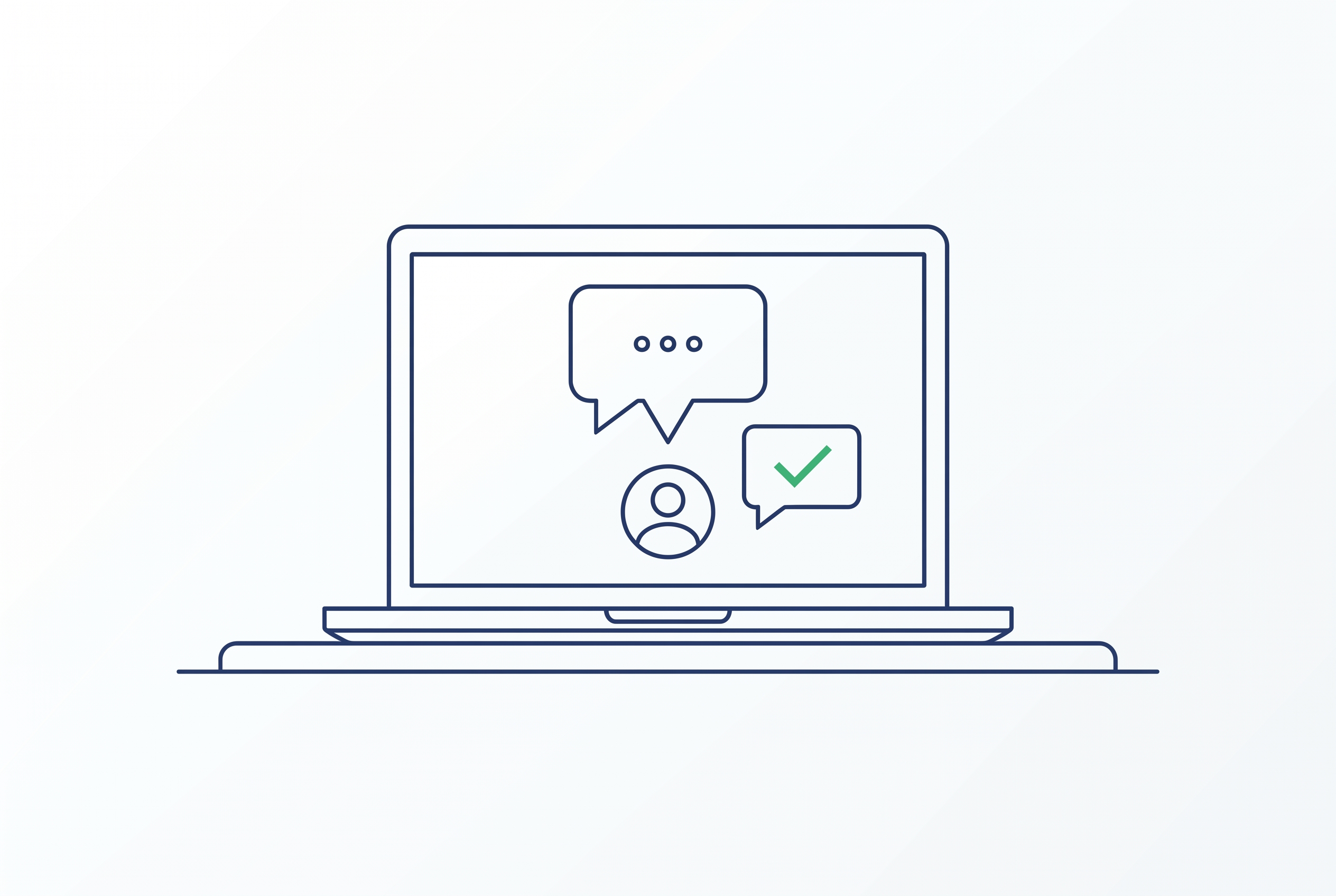 KI-Chatbot beantwortet Kundenanfragen im Website-Service