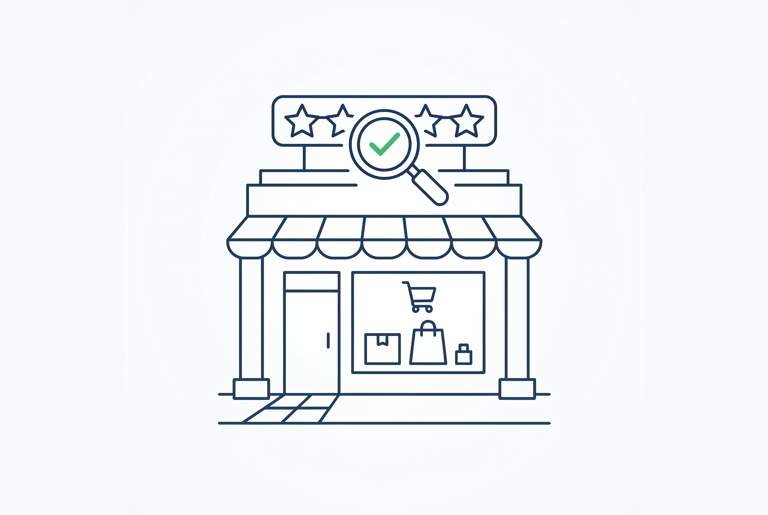 Sterne und Shop für bessere Google Bewertungen im Online-Shop