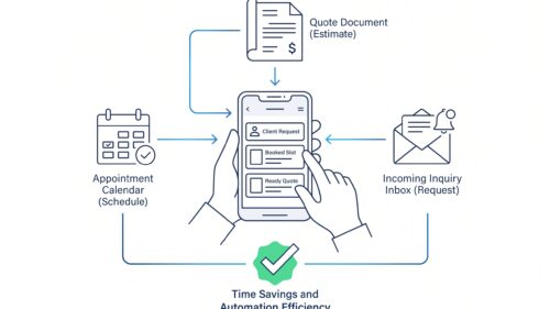 Handwerks-Workflow automatisiert Routine und gewinnt Zeit zurück
