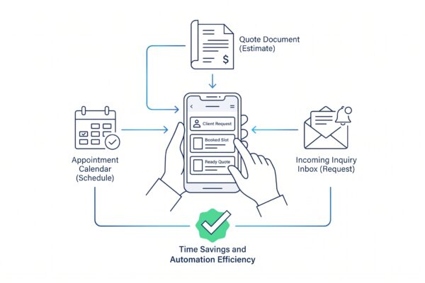Handwerks-Workflow automatisiert Routine und gewinnt Zeit zurück